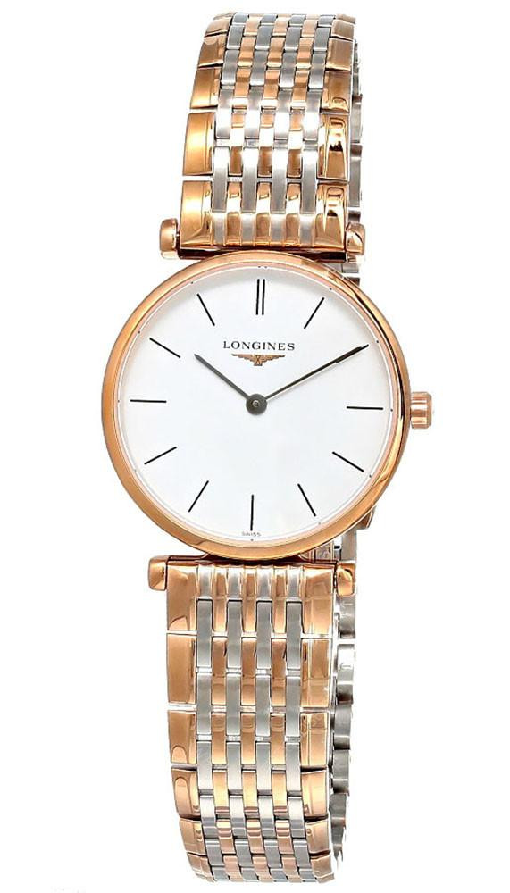 LONGINES La Grande Classique 24MM Rose gold White Dial Women's