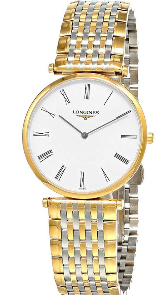 美品 ゴールド グランドクラシック メンズ L4.709.2 LONGINES La Grande Classique 33MM Two-Tone Gold Unisex Watch L4