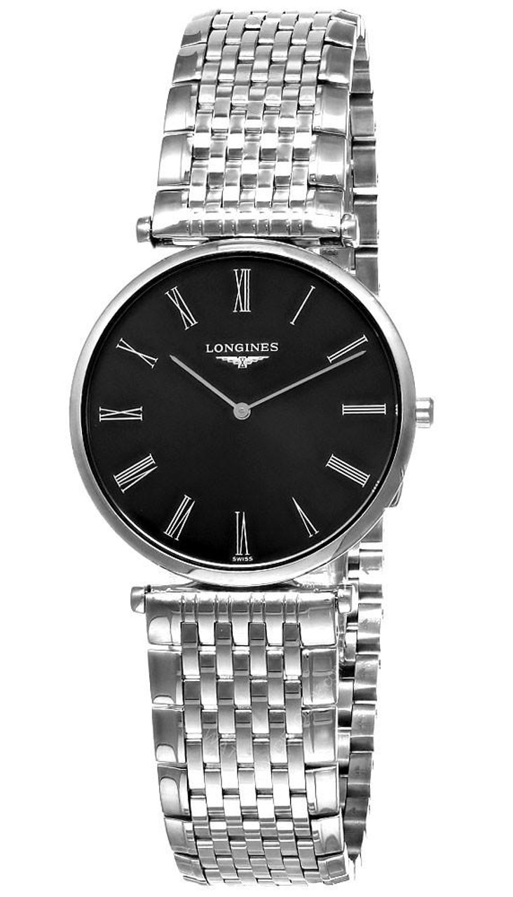 LONGINES La Grande Classique Quartz 33MM Black Dial Unisex Watch L4.709.4.51.6 / L4709451C 