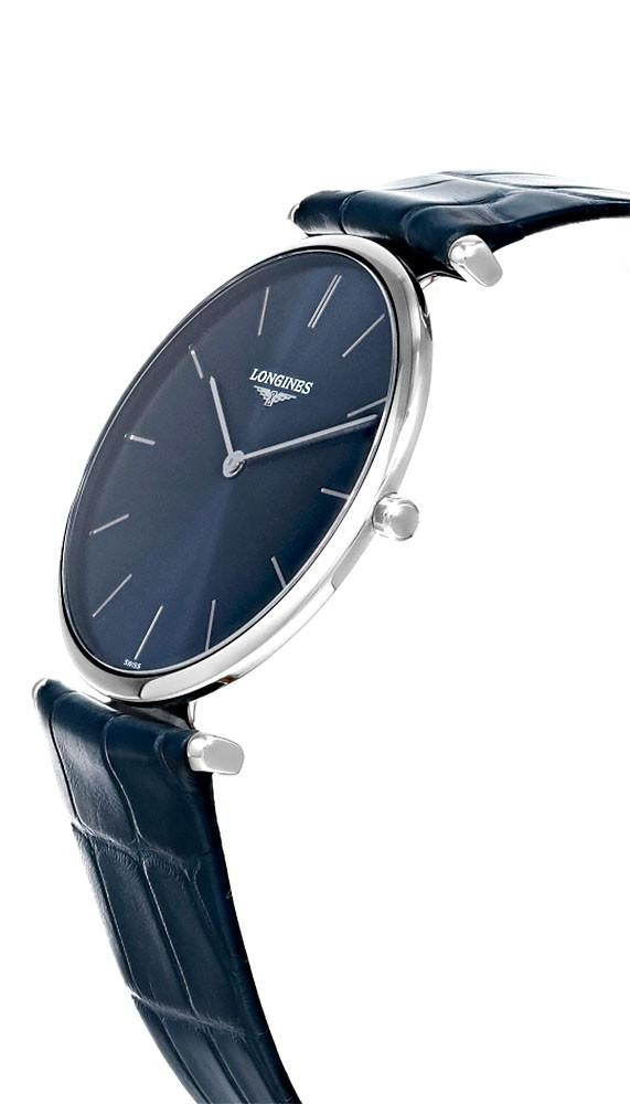 LONGINES La Grande Classique 36MM Blue Dial Leather Unisex Watch