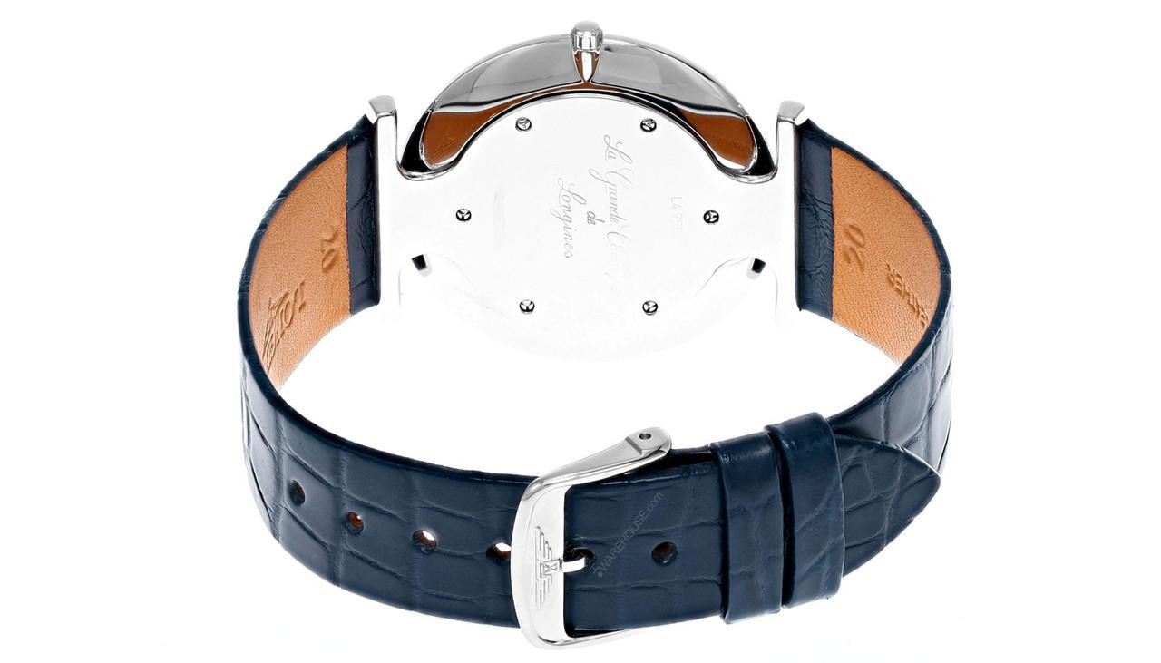 LONGINES La Grande Classique 36MM Blue Dial Leather Unisex Watch