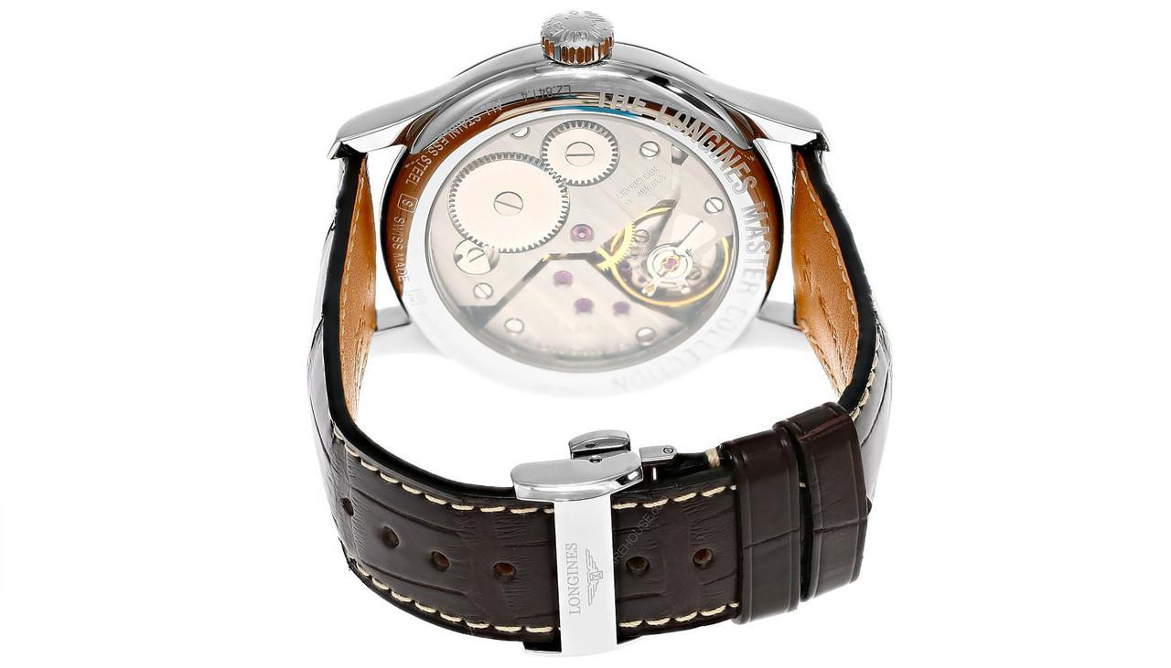 LONGINES Master Collection 47.5MM Brown Leather Men's Watch L2