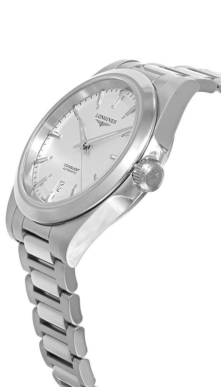 LONGINES Conquest Automatic SS 38MM Silver Dial Men's Watch