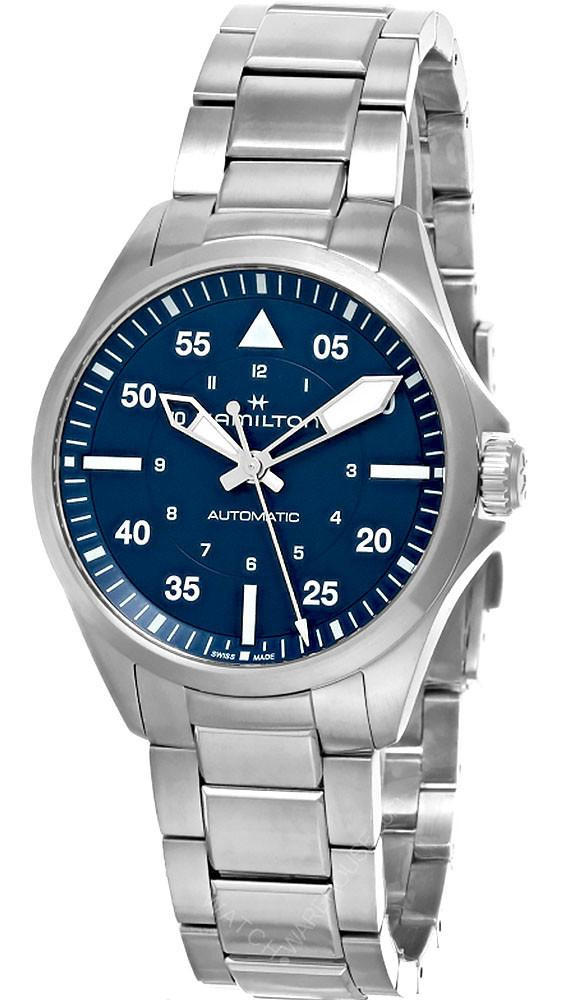 HAMILTON Khaki Aviation Pilot SS 39MM Blue Dial Men's Watch