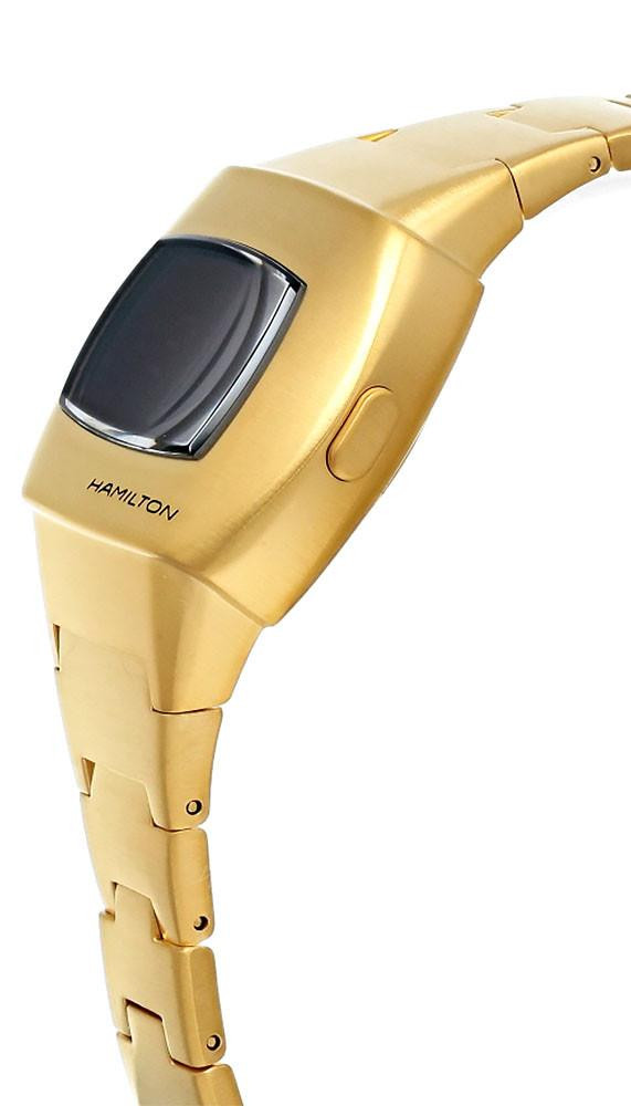 HAMILTON PSR Digital Quartz Gold Steel Women's Watch H52314130