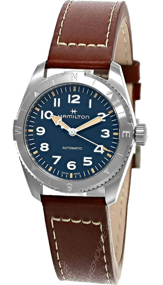 HAMILTON Khaki Field Expedition Automatic 37MM Brown Leather Men's