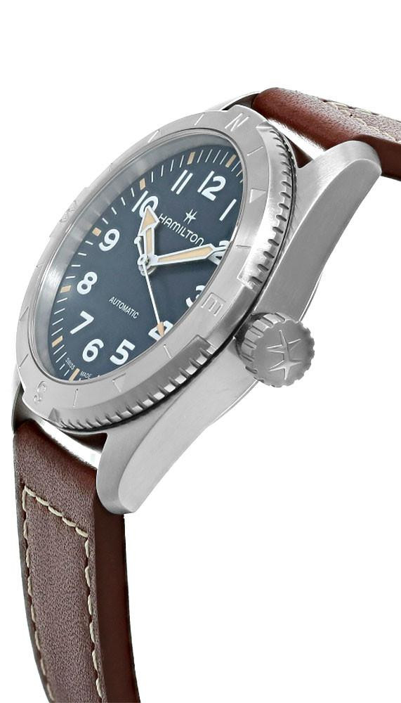 HAMILTON Khaki Field Expedition Automatic 37MM Brown Leather Men's
