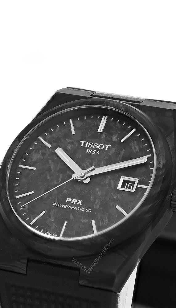 TISSOT PRX Powermatic 80 Carbon Automatic 40MM Men's Watch T137