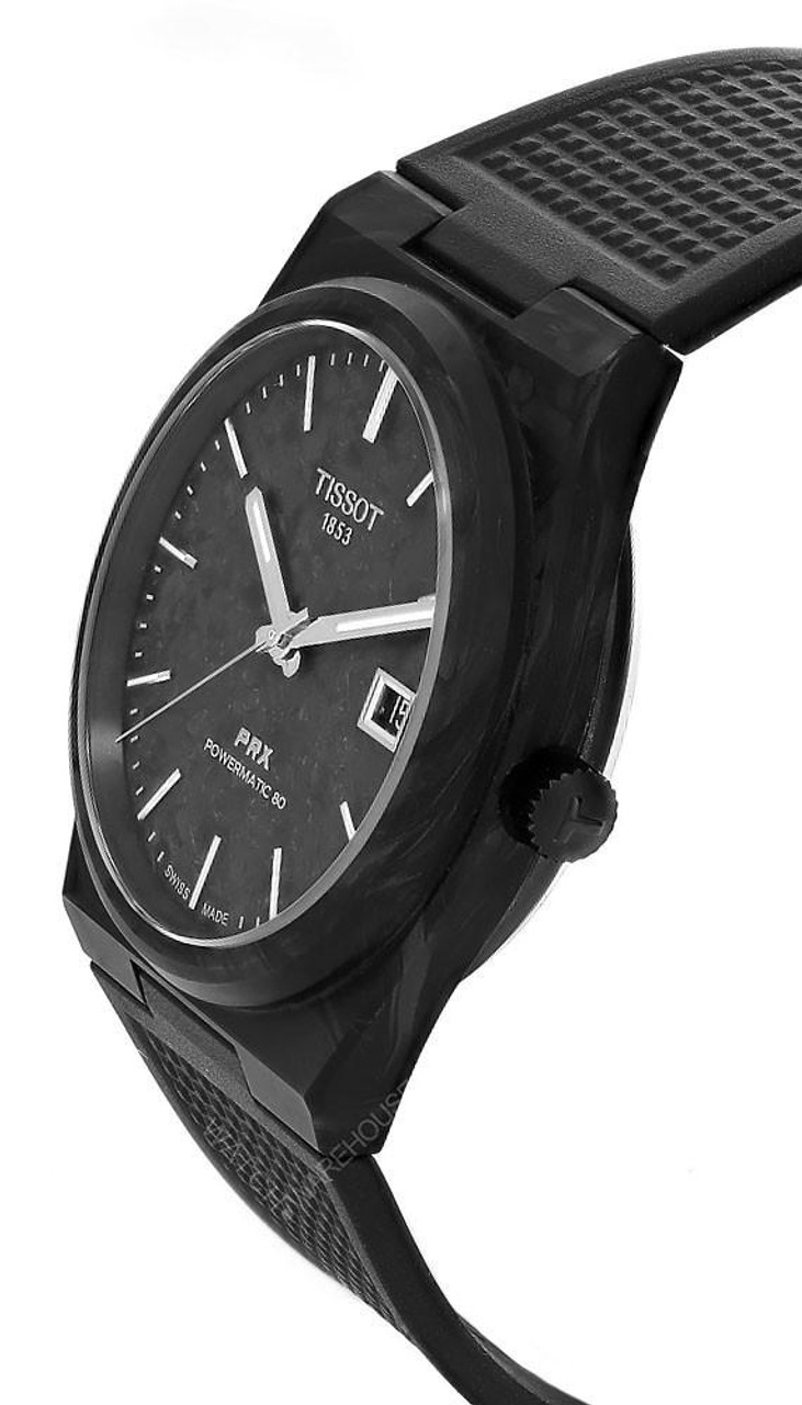 TISSOT PRX Powermatic 80 Carbon Automatic 40MM Men's Watch