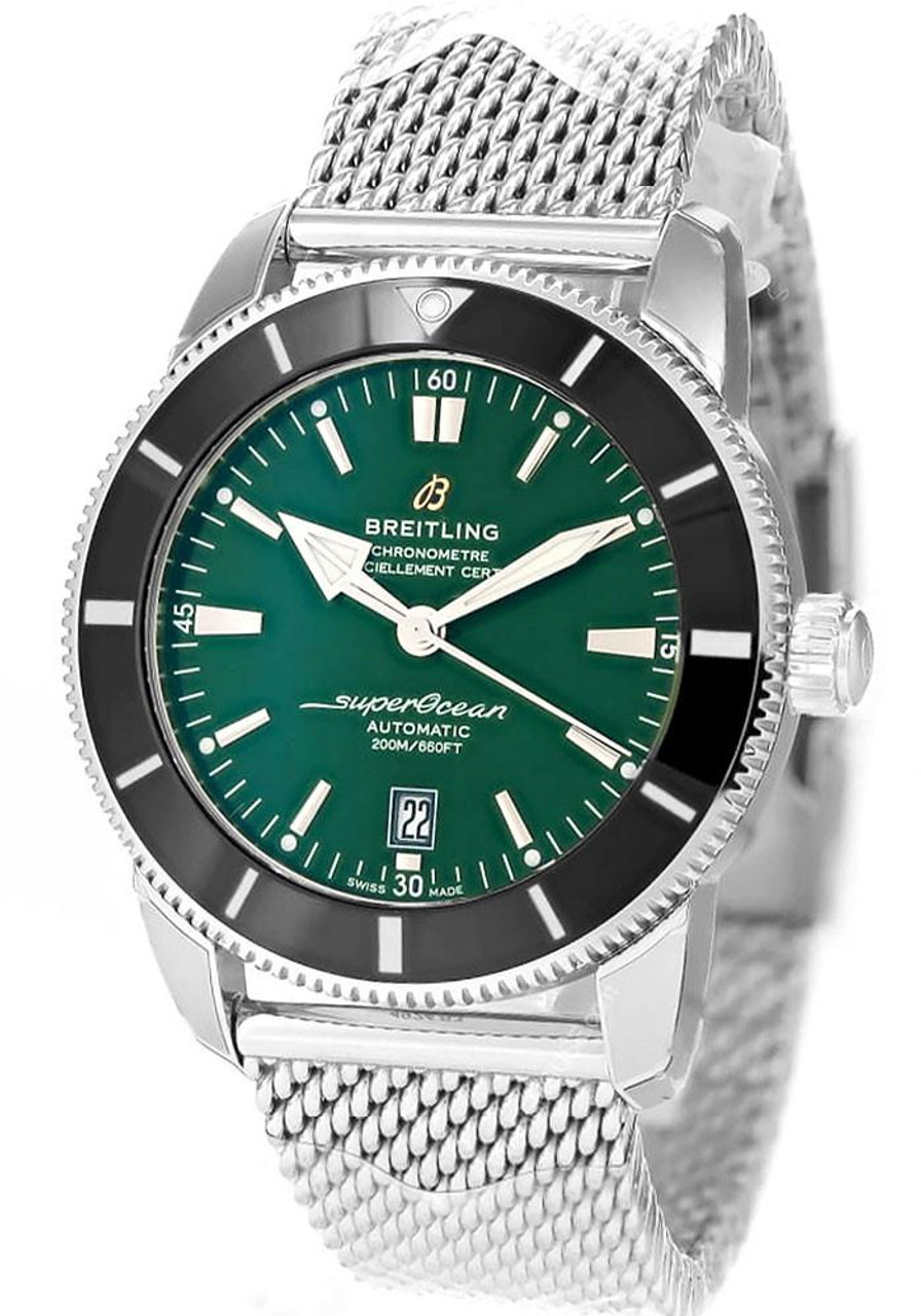 Breitling watches BREITLING Superocean Heritage B20 Automatic 46MM Green Dial Men's Watch AB2020121L1A1 