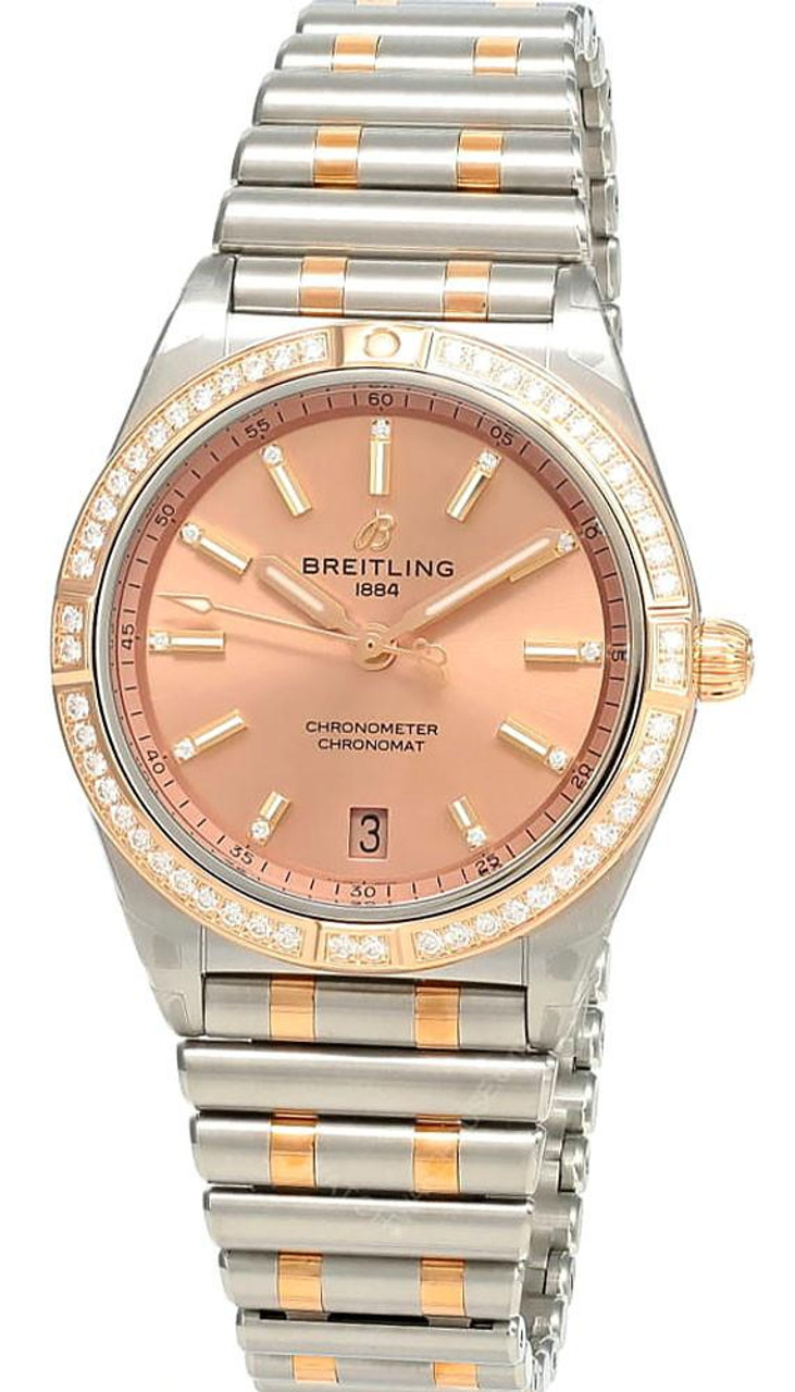Breitling watches BREITLING Chronomat Automatic 36MM Copper Dial Diamond Bezel Unisex Watch U10380591K1U1 Breitling watches BREITLING Chronomat Automatic 36MM Copper Dial Diamond Bezel Unisex Watch U10380591K1U1