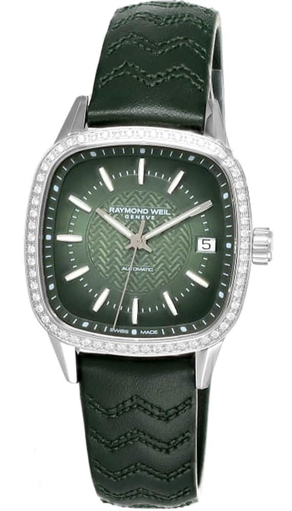 RAYMOND WEIL Geneve 20MM SS Diamond Women's Watch 5893-SZ | Fast