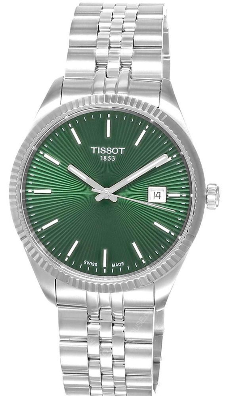 Tissot watches TISSOT Ballade Quartz 40MM Green Dial Men's Watch  T156.410.11.091.00 