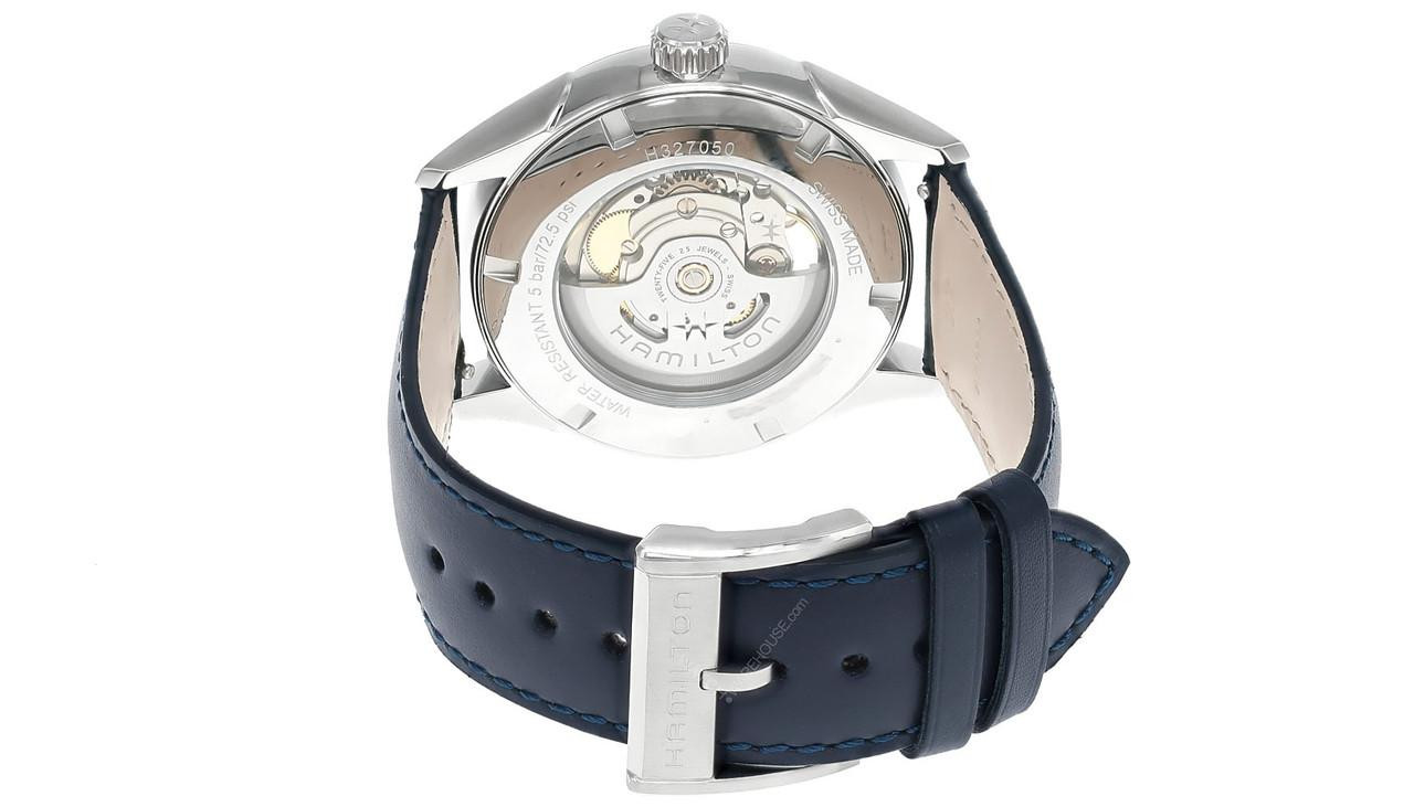 HAMILTON Jazzmaster Open Heart Automatic 42MM Blue Dial Leather