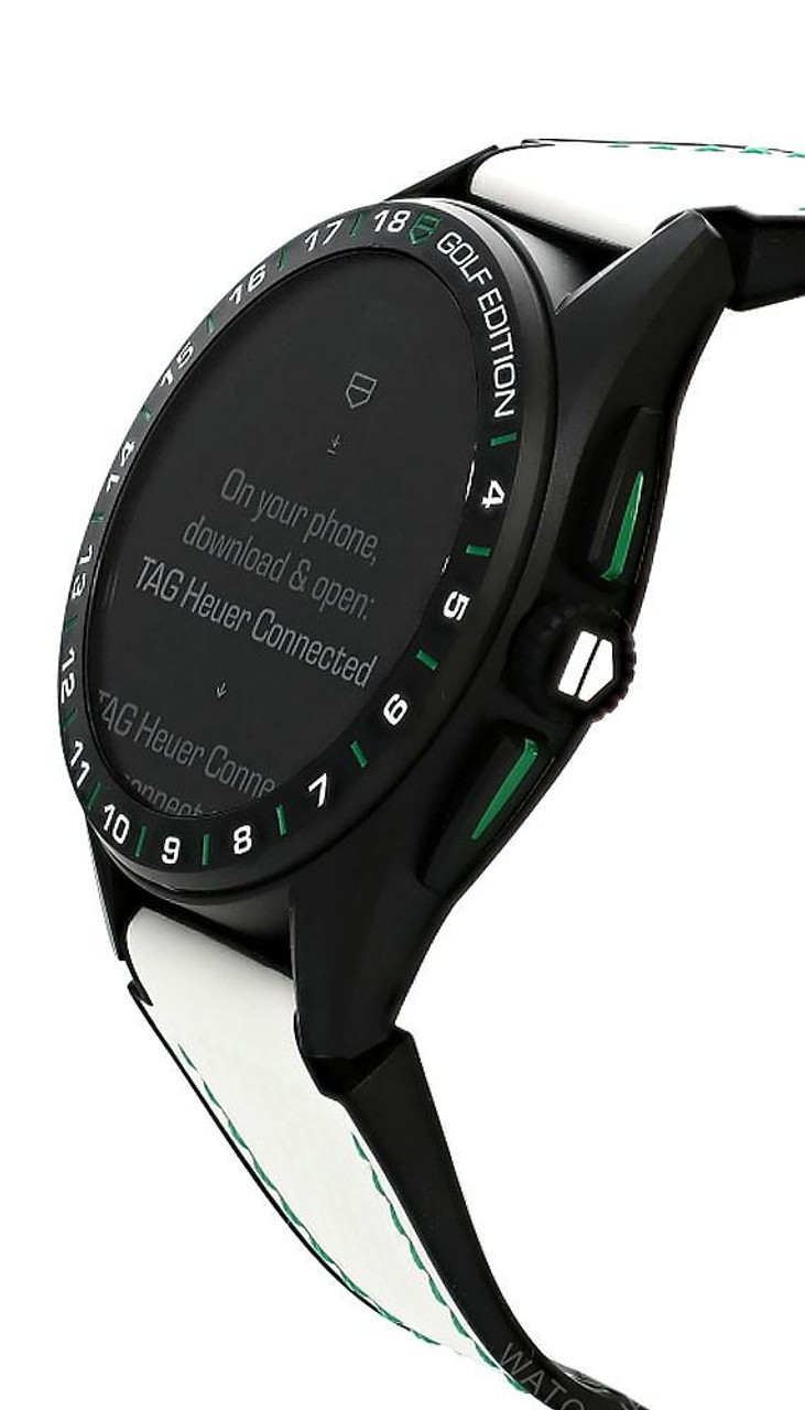 時計 TAG HEUER GOLF EDITION SBR8A81.EB0251 TAG Heuer Connected Calibre E4 Golf Edition - Titanium Case