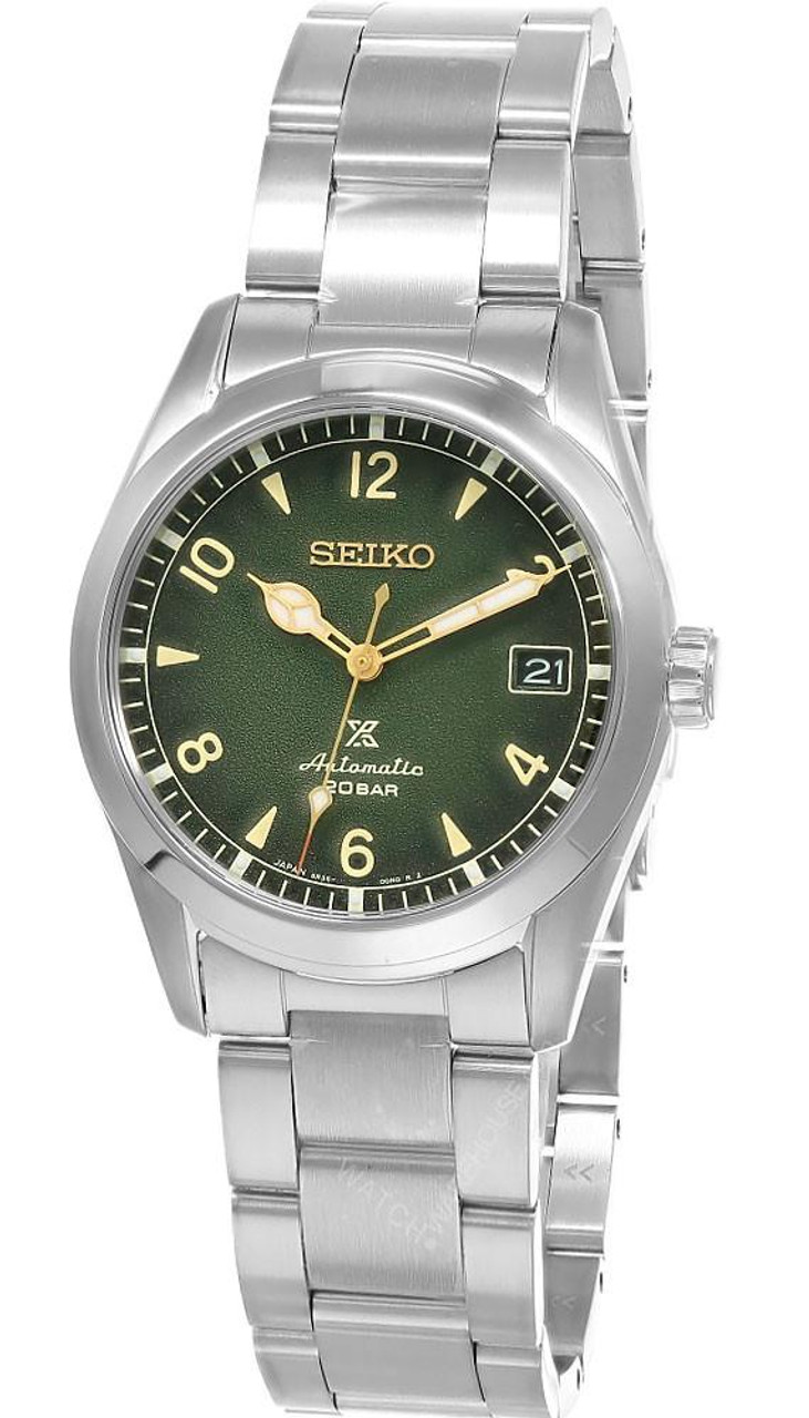 Seiko watches SEIKO Prospex Alpinist Stainless Steel 38MM Green Dial Men's Watch SPB155 Seiko watches SEIKO Prospex Alpinist Stainless Steel 38MM Green Dial Men's Watch SPB155
