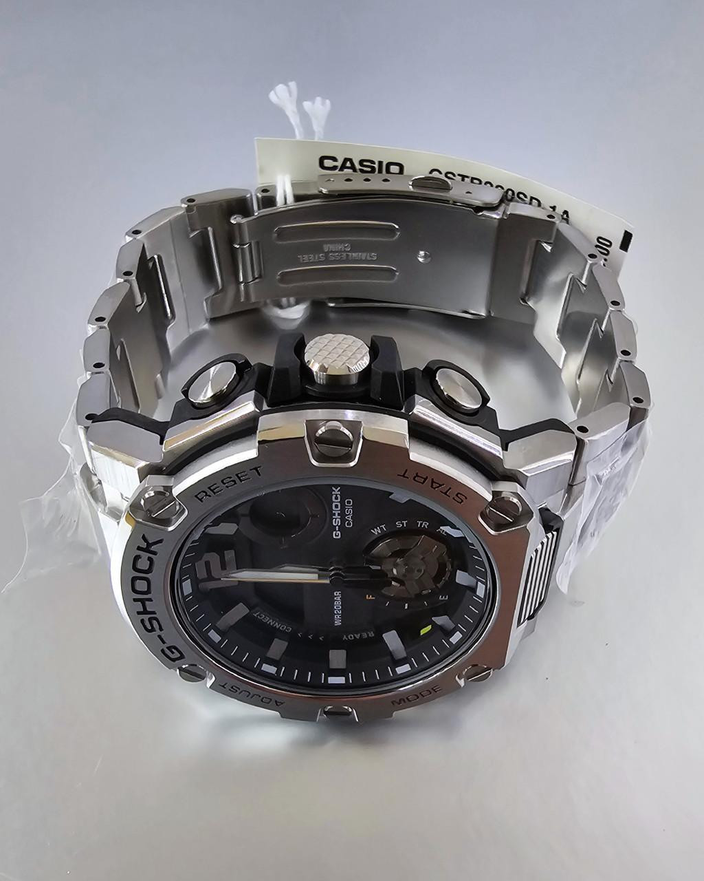 CASIO G-Steel Solar Powered Bluetooth Connect Stainless Steel