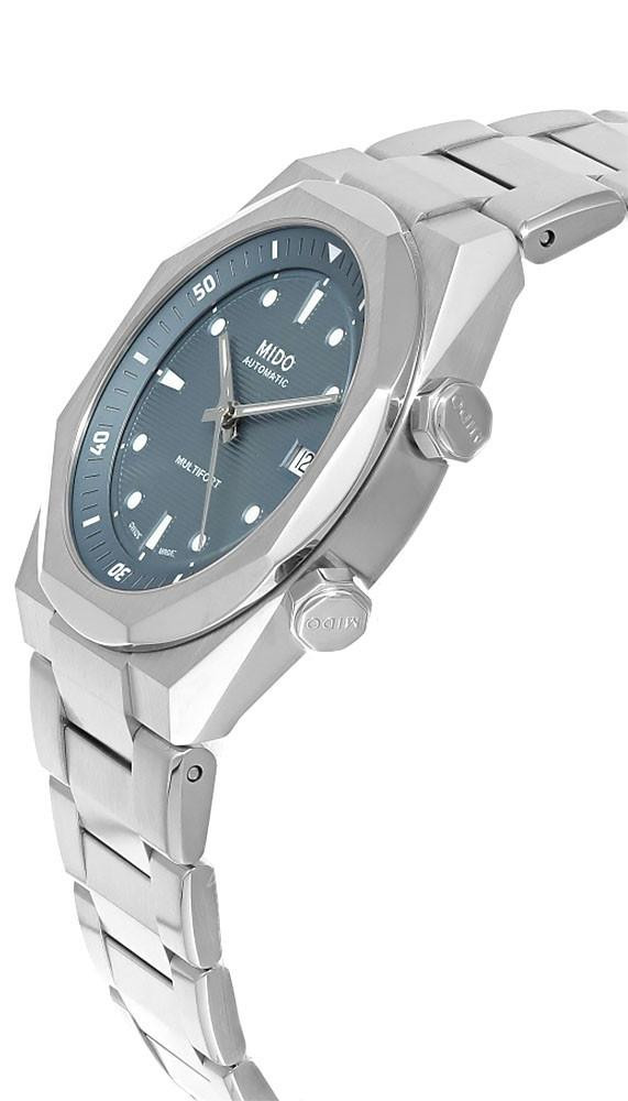 MIDO Multifort 8 Two Crowns Automatic 40MM Grey Dial Men's Watch