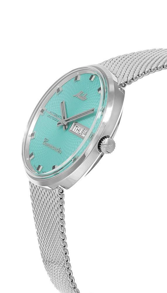 MIDO Commander 1959 Automatic 37MM Turquoise Dial Unisex Watch