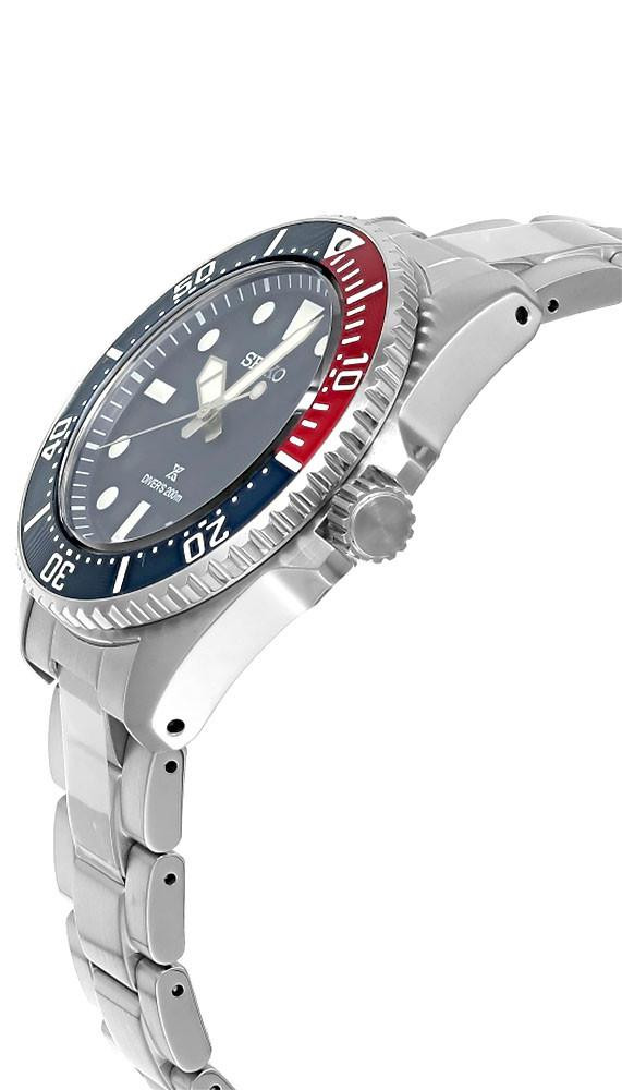 SEIKO Prospex Stainless Steel 41MM Blue Dial Solar Dive Men's