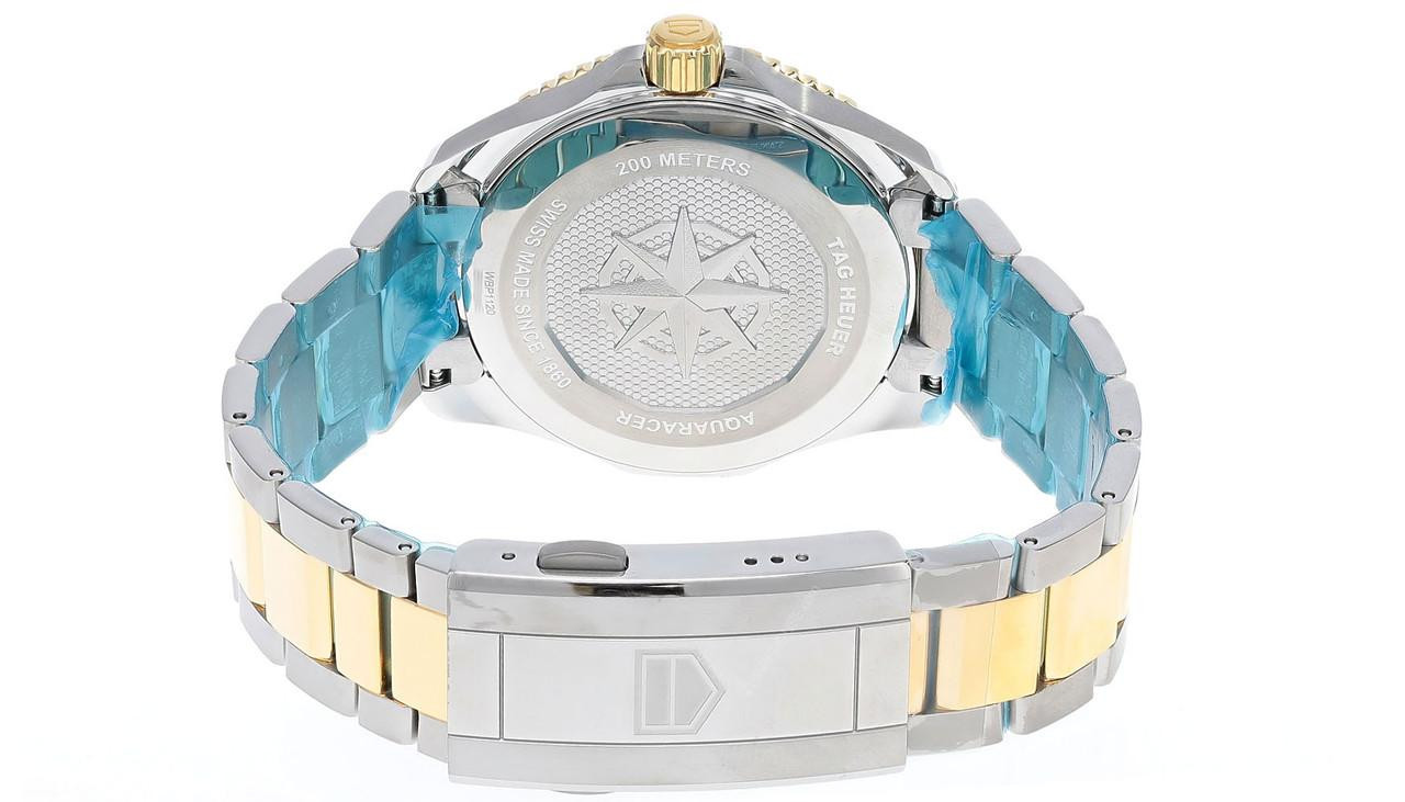 TAG HEUER Aquaracer Solargraph 40MM Blue Dial Two-Tone Men's Watch