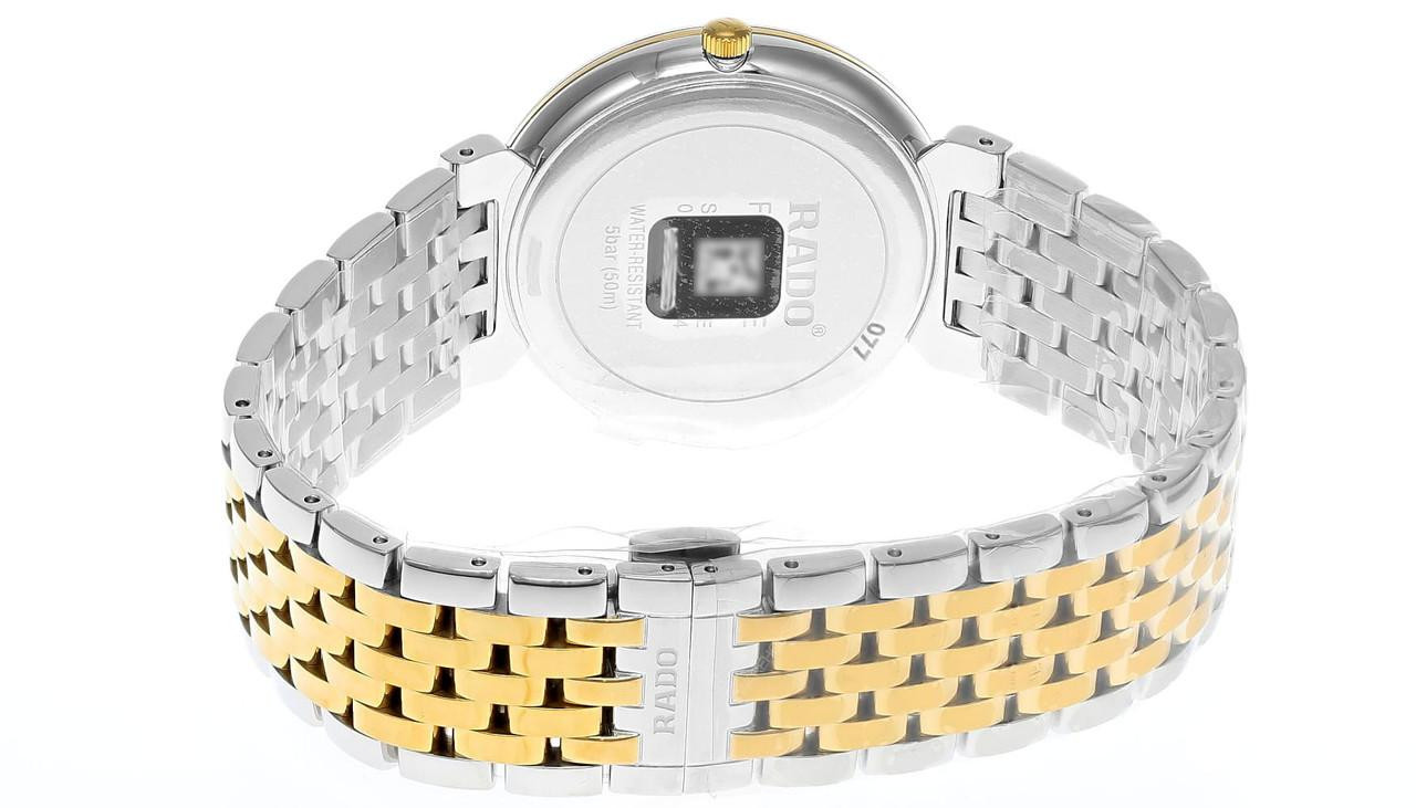 RADO Florence Quartz 38MM 3 Diamond Black Dial Two-Tone Unisex