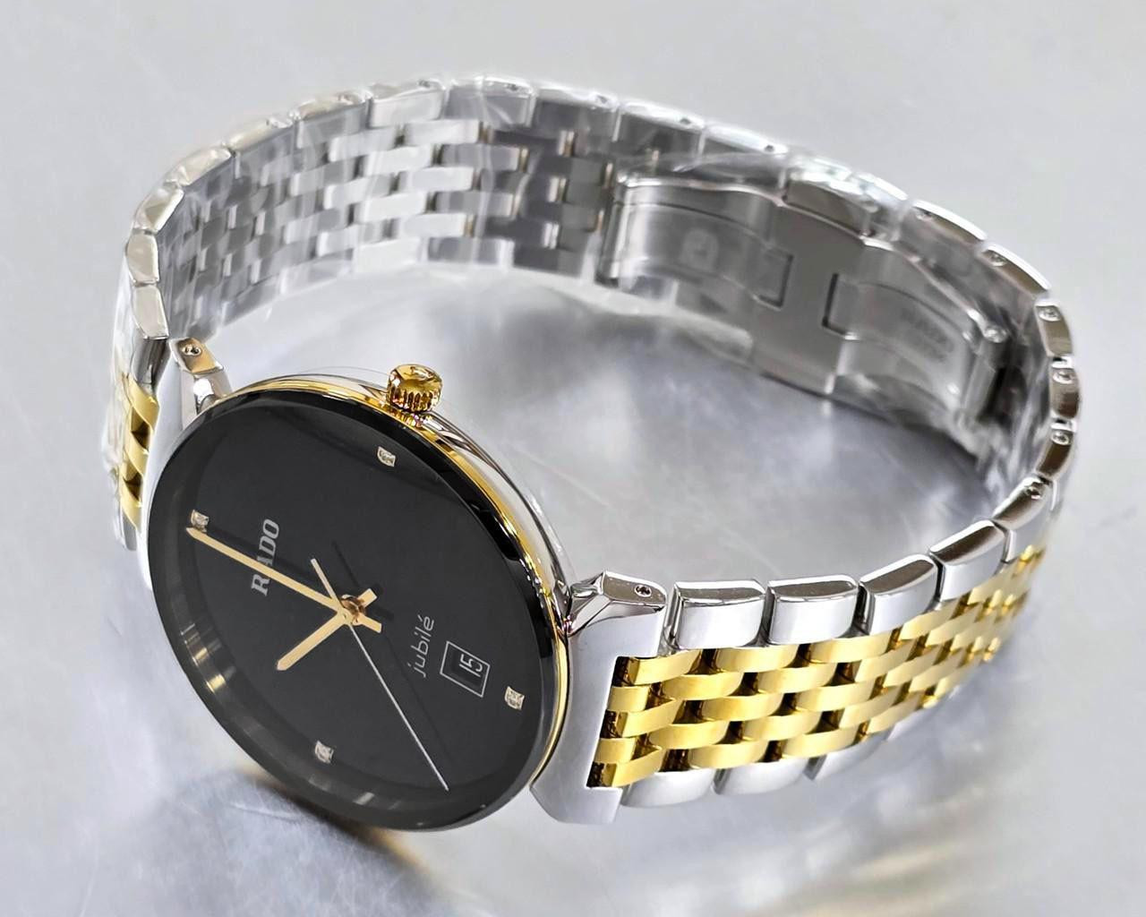 RADO Florence Quartz 38MM 3 Diamond Black Dial Two-Tone Unisex