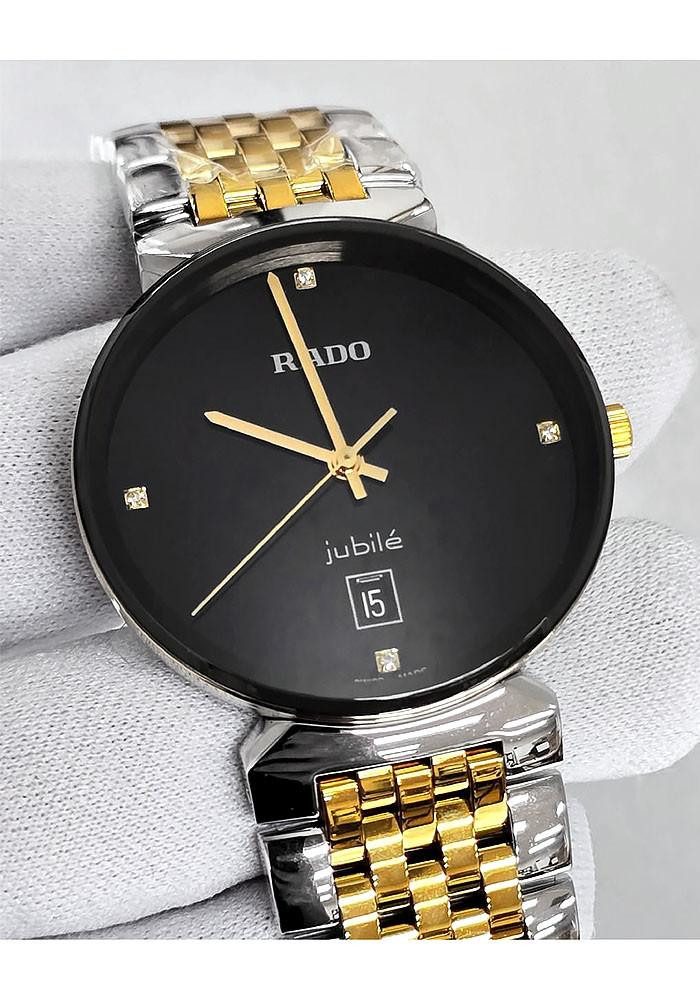 RADO Florence Quartz 38MM 3 Diamond Black Dial Two-Tone Unisex