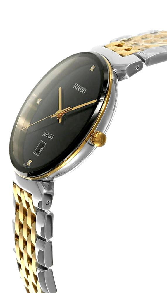 RADO Florence Quartz 38MM 3 Diamond Black Dial Two-Tone Unisex