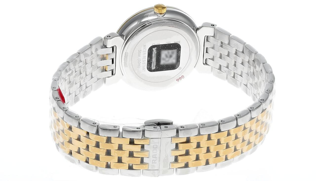 RADO Florence Quartz 30MM 3 Diamond Black Dial Two-Tone Women's