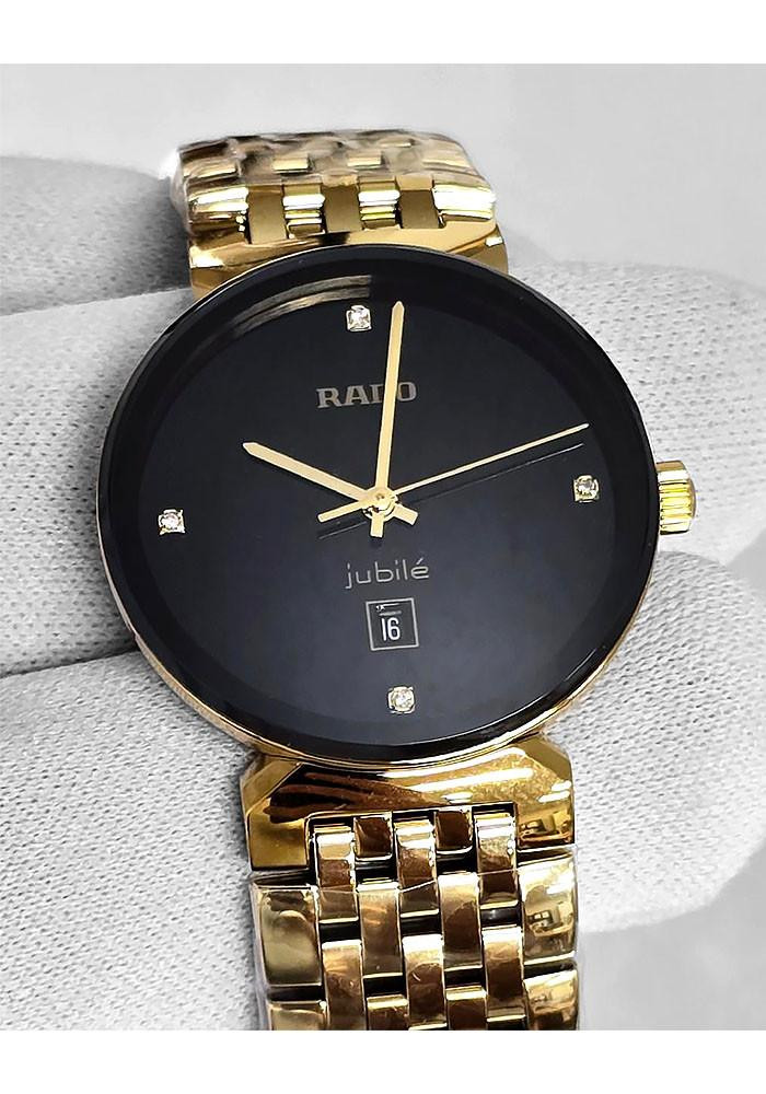 RADO Florence Quartz SS 30MM 3 Diamond Black Dial Women's Watch