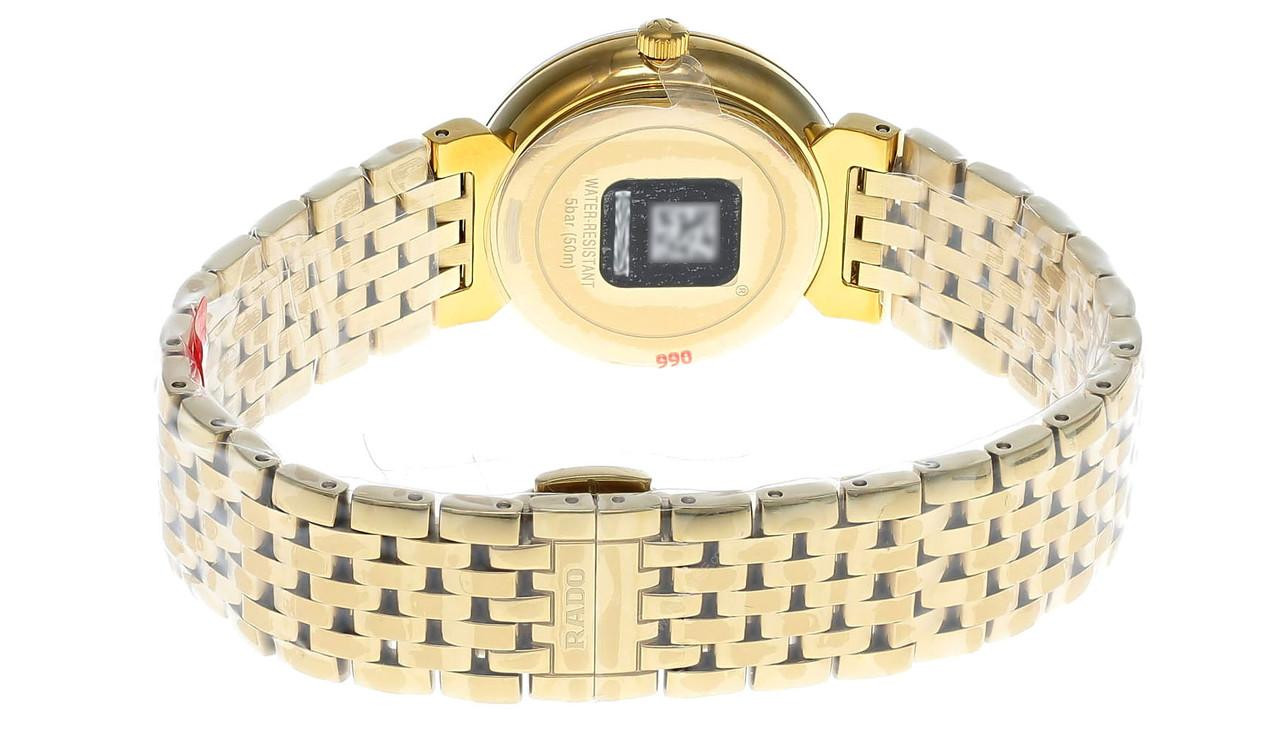 RADO Florence Quartz SS 30MM 3 Diamond Black Dial Women's Watch