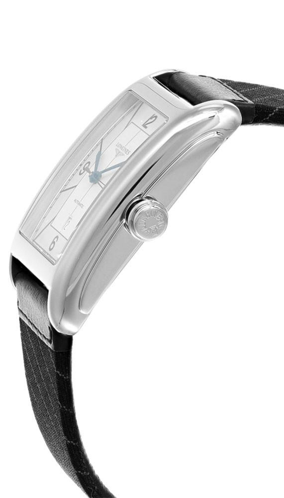 LONGINES DolceVita Automatic 27.7X 43.8 MM Black Leather Men's