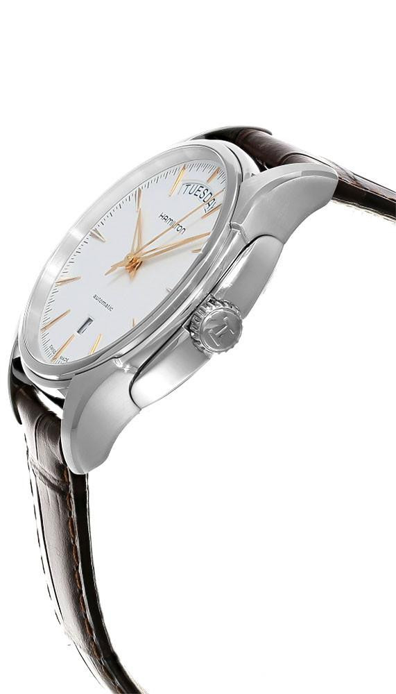 HAMILTON Jazzmaster Day Date Automatic 40MM White Dial Leather
