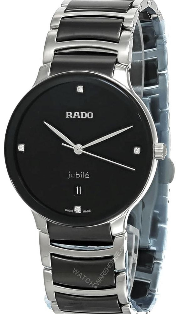 Rado watches RADO Centrix Quartz SS 39.5MM 3 Diamond Two-Tone Men's Watch R30021712 Rado watches RADO Centrix Quartz SS 39.5MM 3 Diamond Two-Tone Men's Watch R30021712