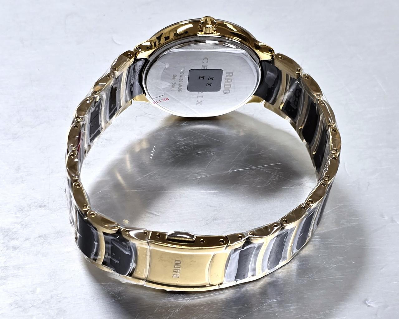 RADO Centrix Quartz SS 35MM 3 Diamond Two-Tone Women's Watch
