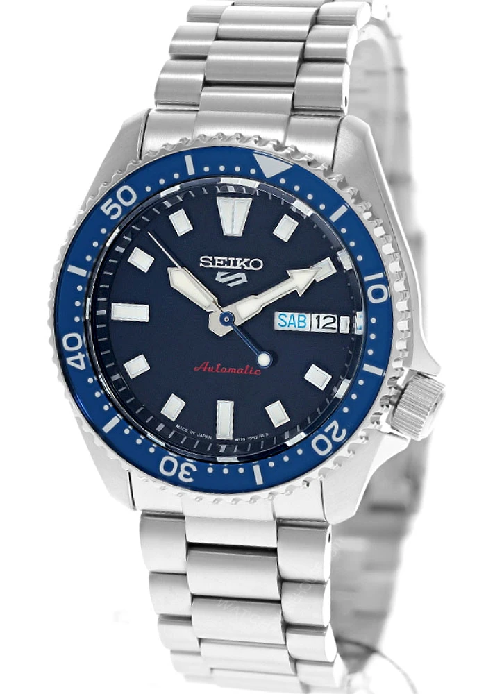 Seiko watches SEIKO 5 Sports SKX Automatic SS 42.5 MM Blue Dial Men's Watch SRPL83