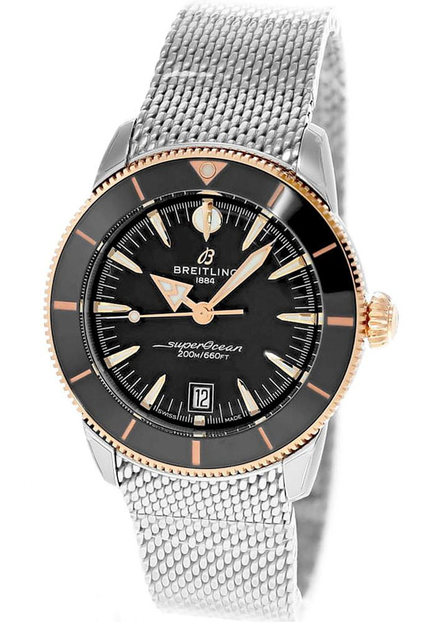 BREITLING SuperOcean Heritage B31 Automatic SS 42MM Black Dial Men's Watch UB3111241B1A1