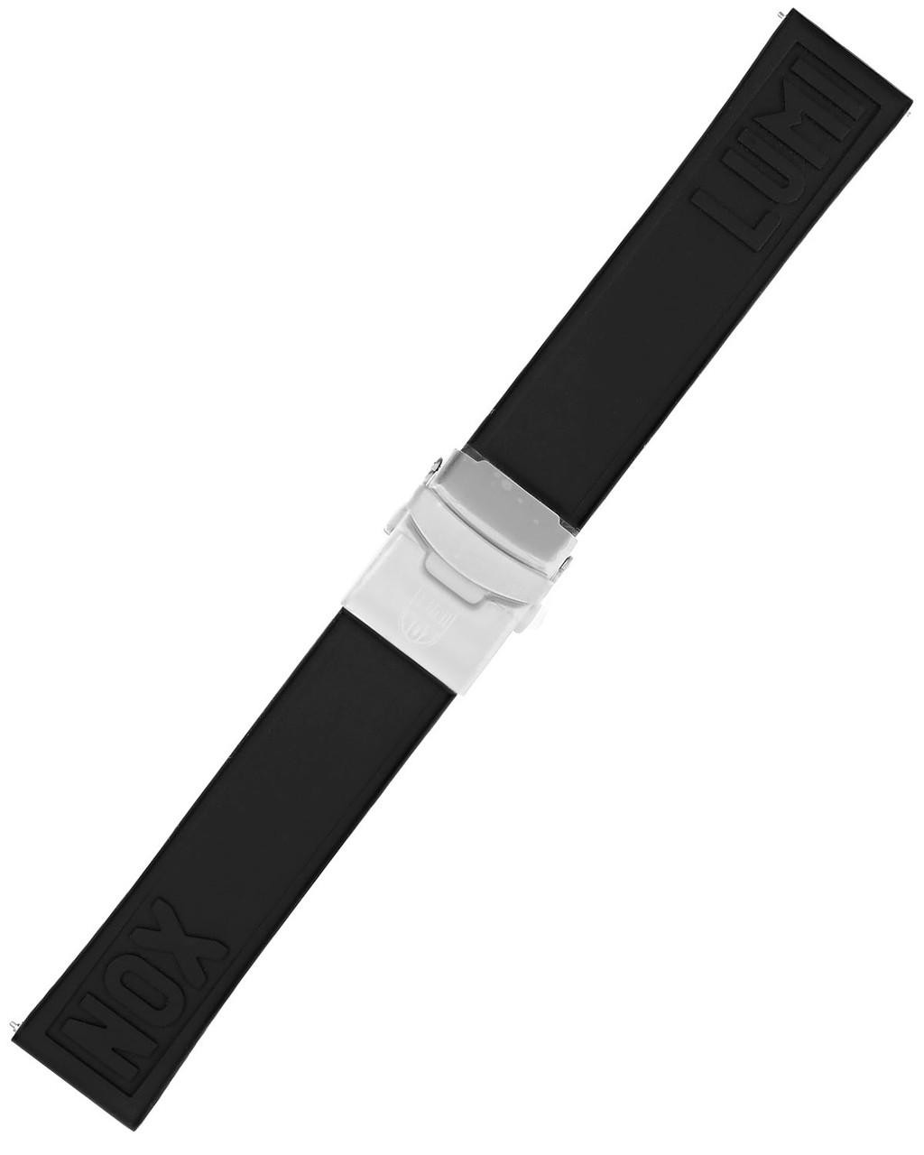 Luminox watches LUMINOX Cut-to-Fit 24MM Black Rubber Watch Strap FPX240621QK / FPX.2406.21Q.K 