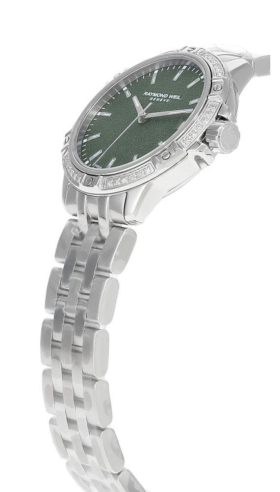 Raymond Weil Silver Tone Stainless Steel Ladies Watch with Diamond Bezel RAYMOND WEIL Tango Quartz SS 30MM 36 Diamond Bezel Frosted  main image 2