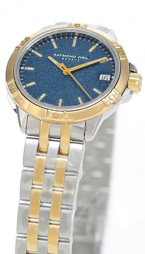 RAYMOND WEIL Tango Quartz SS 30MM Frosted Blue Dial Two-Tone