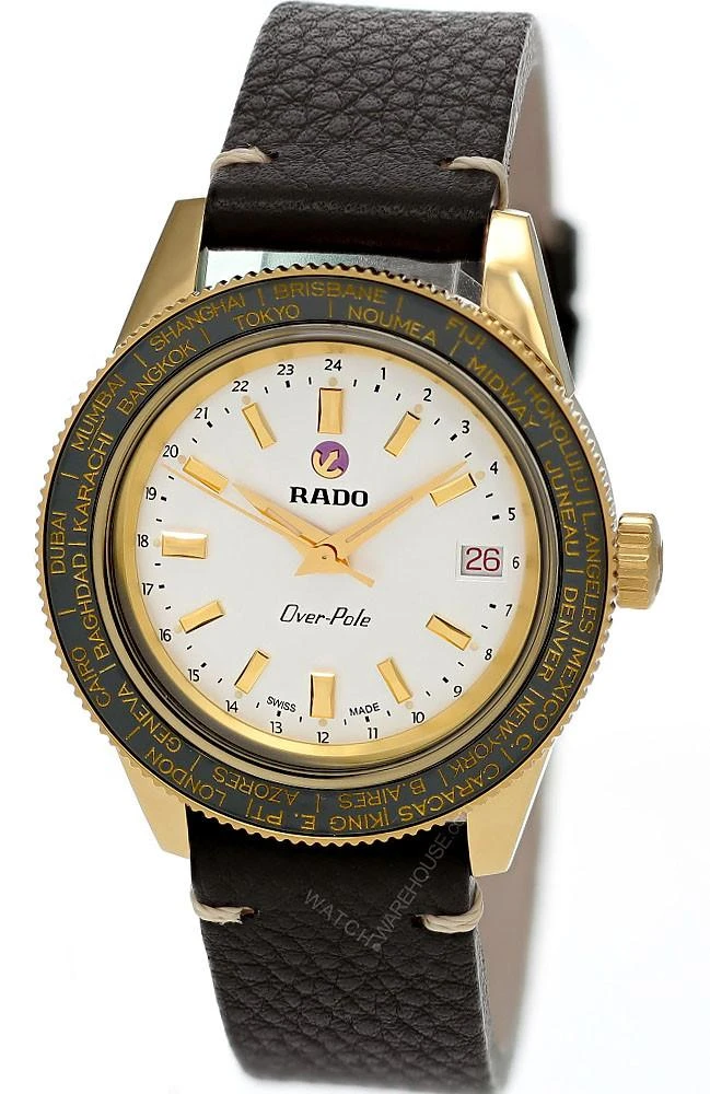 RADO Captain Cook Over-Pole Limited Edition 39MM Hand Winding Leather Men's Watch R32193018