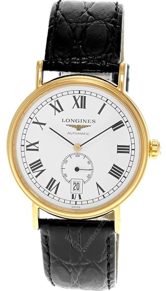 Longines watches LONGINES Presence Automatic 38.5MM White Dial Leather Men's Watch L4.904.2.11.2 / L49042112 