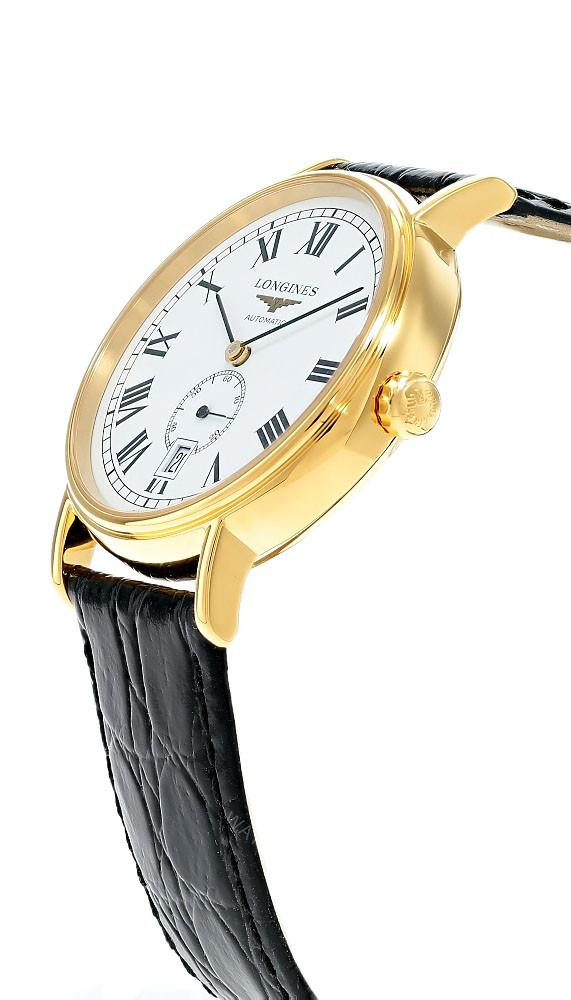 LONGINES Presence Automatic 38.5MM White Dial Leather Men's Watch