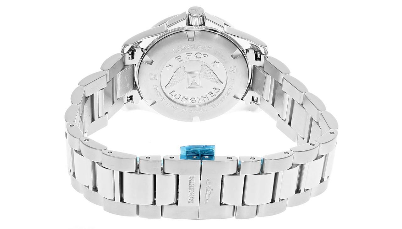 LONGINES Conquest Quartz SS 29.5 MM Silver Dial Women's Watch L3
