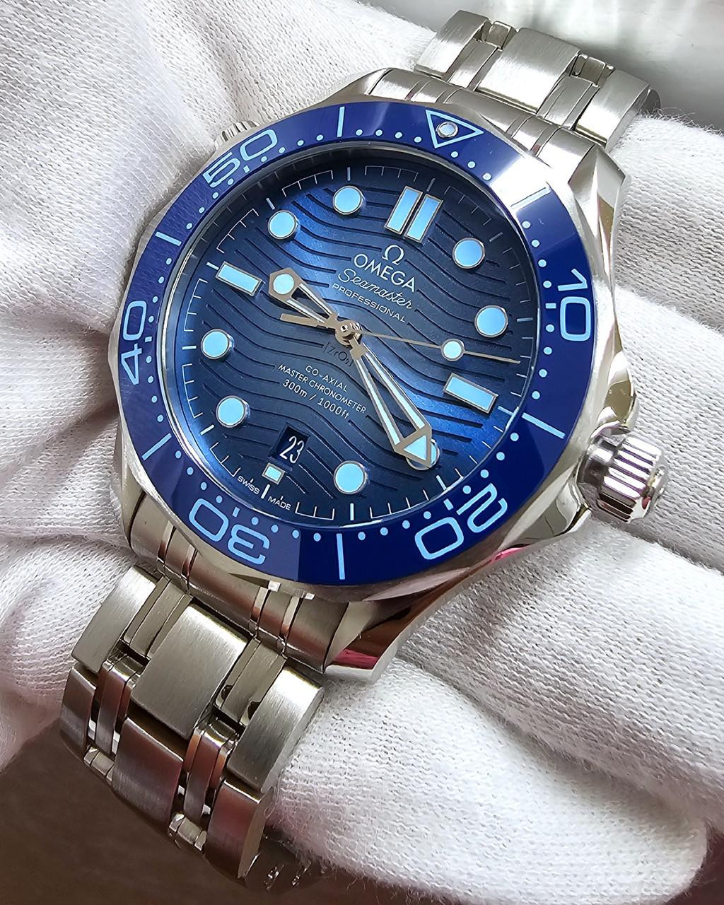 OMEGA Seamaster Automatic 42MM Blue Dial Steel Men's Watch