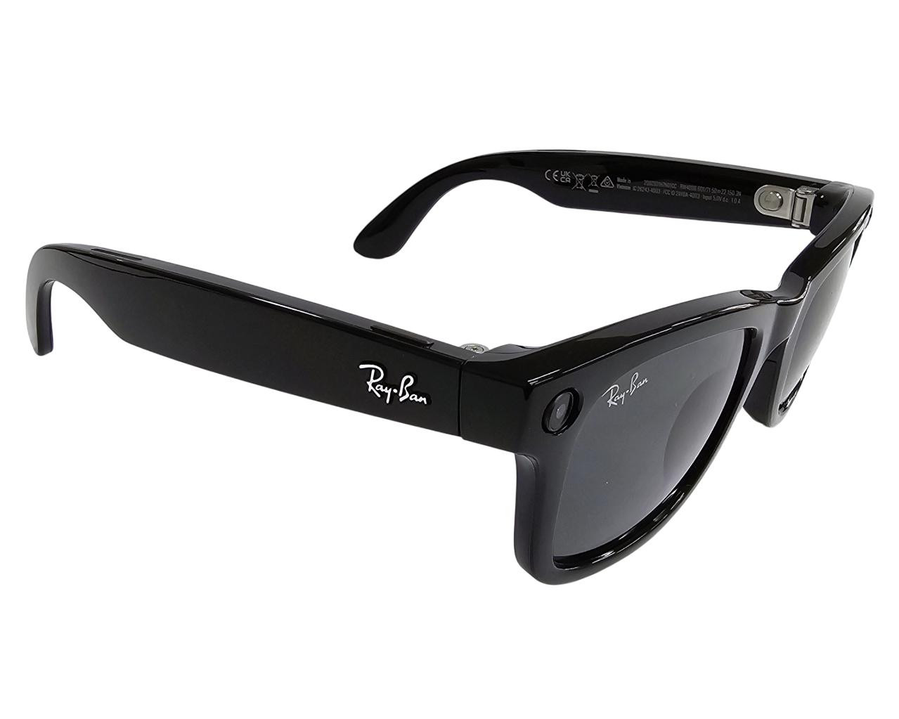 RAY-BAN Meta Wayfarer Shiny Black AI Smart Glasses RW4006 601/71