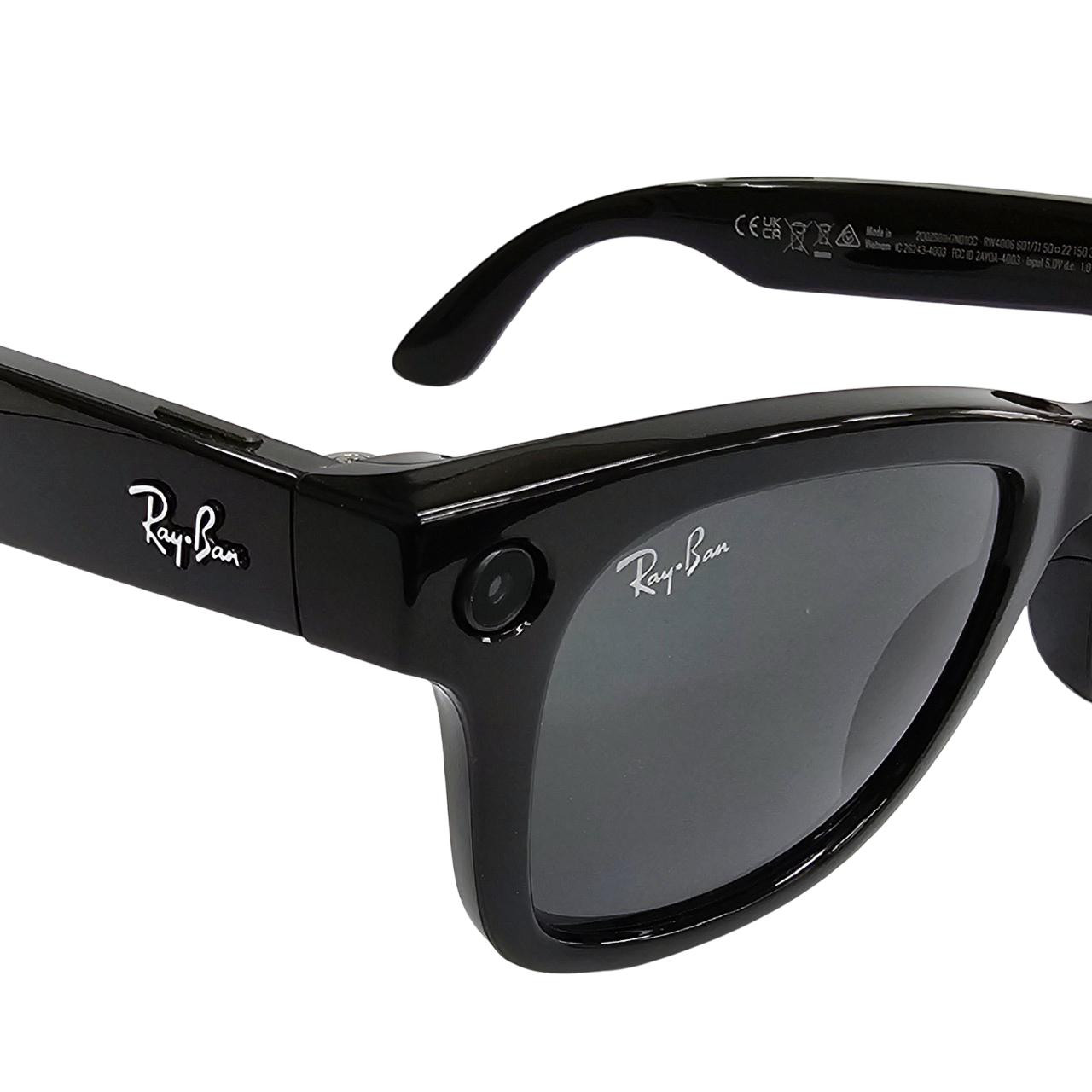 Ray-Ban  Wayfarer ブラックRW4006 スマートグラス Ray-Ban Meta Smart Glasses RW4006 Wayfarer Shiny Black Sunglasses