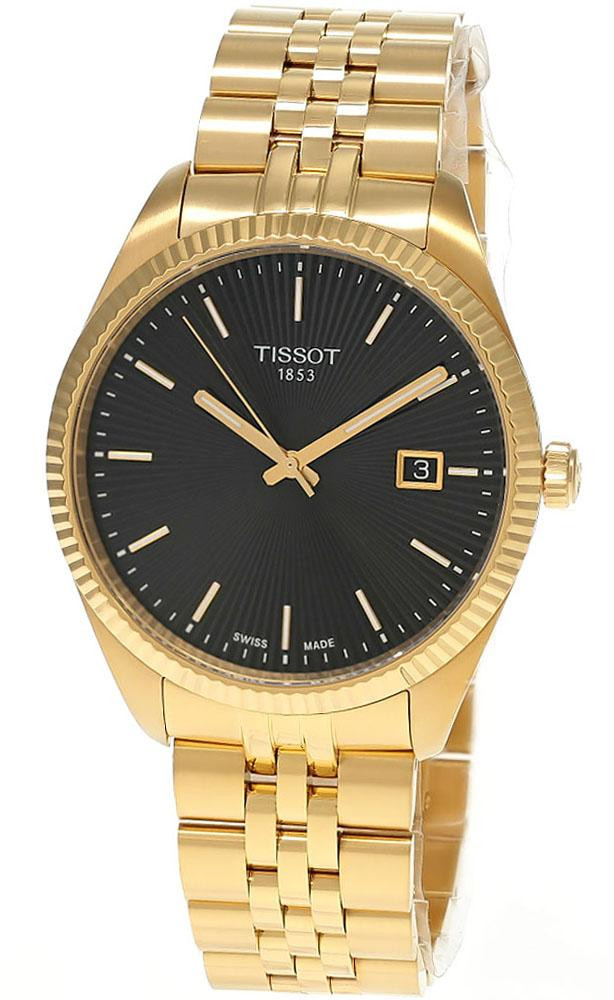 TISSOT Classic TXL Chronograph Black Leather Men's Watch