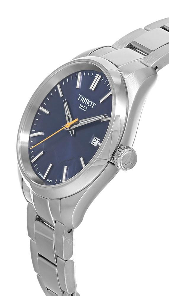 TISSOT PR 100 Quartz Jungfraubahn SS 34MM Blue Dial Women's Watch